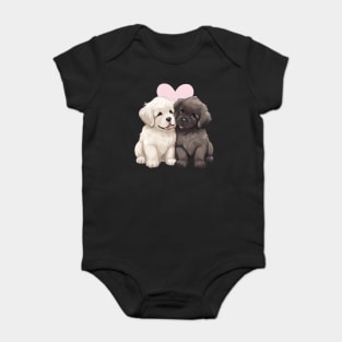 newfoundland puppy Baby Bodysuit